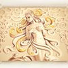 Wall Mural Woman Wall Columns Upholstery Gems Gold M4626