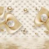 Wall Mural Gold Tulips Gem Beads Upholstery Wall M4643