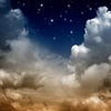 Wall mural sky stars sky clouds M4840