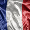 Fototapete Wehende Französische Flagge M4915