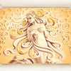 Papier peint Yellow Woman Columns Sepia Gems Wall M5188