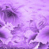Wall mural Purple color effect flowers wooden leaves M5662