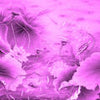 Papier peint Effet de couleur rose fleurs feuilles en bois M5663