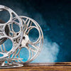 Wall mural Reels of Film with Fog Blue M5905