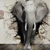 Fototapete Elefant aus Wand M5907