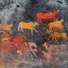 Wall Mural Cave Painting Abstract Painting M5916