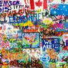 Wall Mural Street Art Words Colorful M5944
