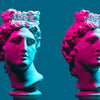 Greek style busts mural M5960