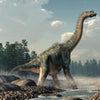 Fototapete Brachiosaurus Dino im Wasser M6019