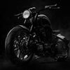 Wall mural Motorcycle black Bike M6144
