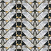 Wall mural marble mosaic tile gold M6219