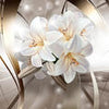Wall mural white lily flowers M6255