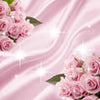Wall mural pink roses rose petals M6266