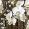 Wall mural 3D effect orchid pearls M6290