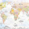 Wall Mural Vintage World Map Illustration M6312