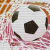 Fototapete Fussball Graffiti Mauer M6315