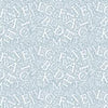 Papier peint Alphabet Gris Bleu M6384