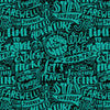 Papiers peints motif de voyage turquoise M6414