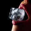 Wall mural Woman mouth ice cubes M6546