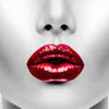 Wall mural Woman red lipstick M6548