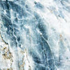 Wall Mural Marble blue gold white M6559