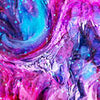 Papiers peints motif abstrait vagues rose M6668