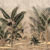 Wall Mural Palm Trees Vintage Paper M6719