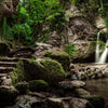 Fototapete Wasserfall Treppe See M6756