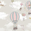 Fototapete Elefant Hase Luftballons M6882
