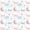 Wrapping paper moon, name M0003