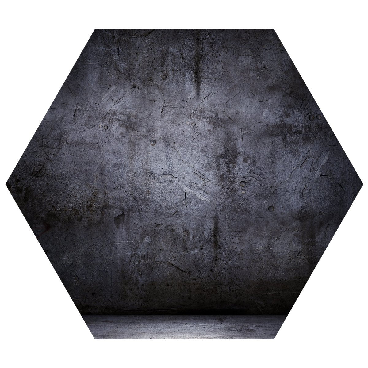 Hexagon-Fototapete dunkle Steinwand M0003 - Bild 11