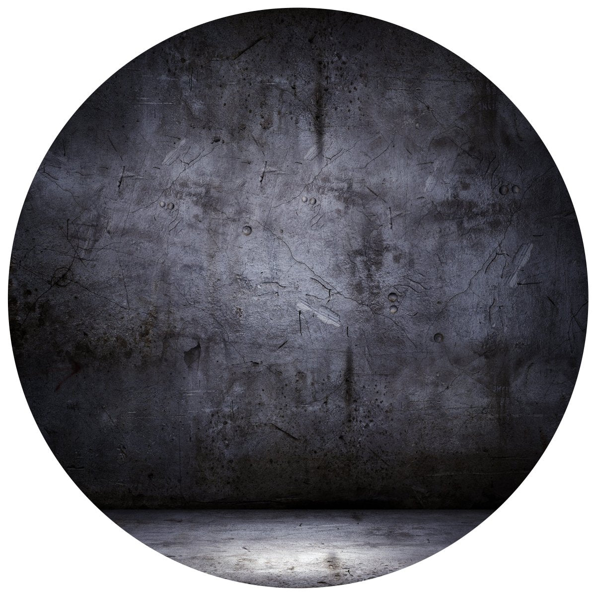 Runde Fototapete dunkle Steinwand M0003 - Bild 11
