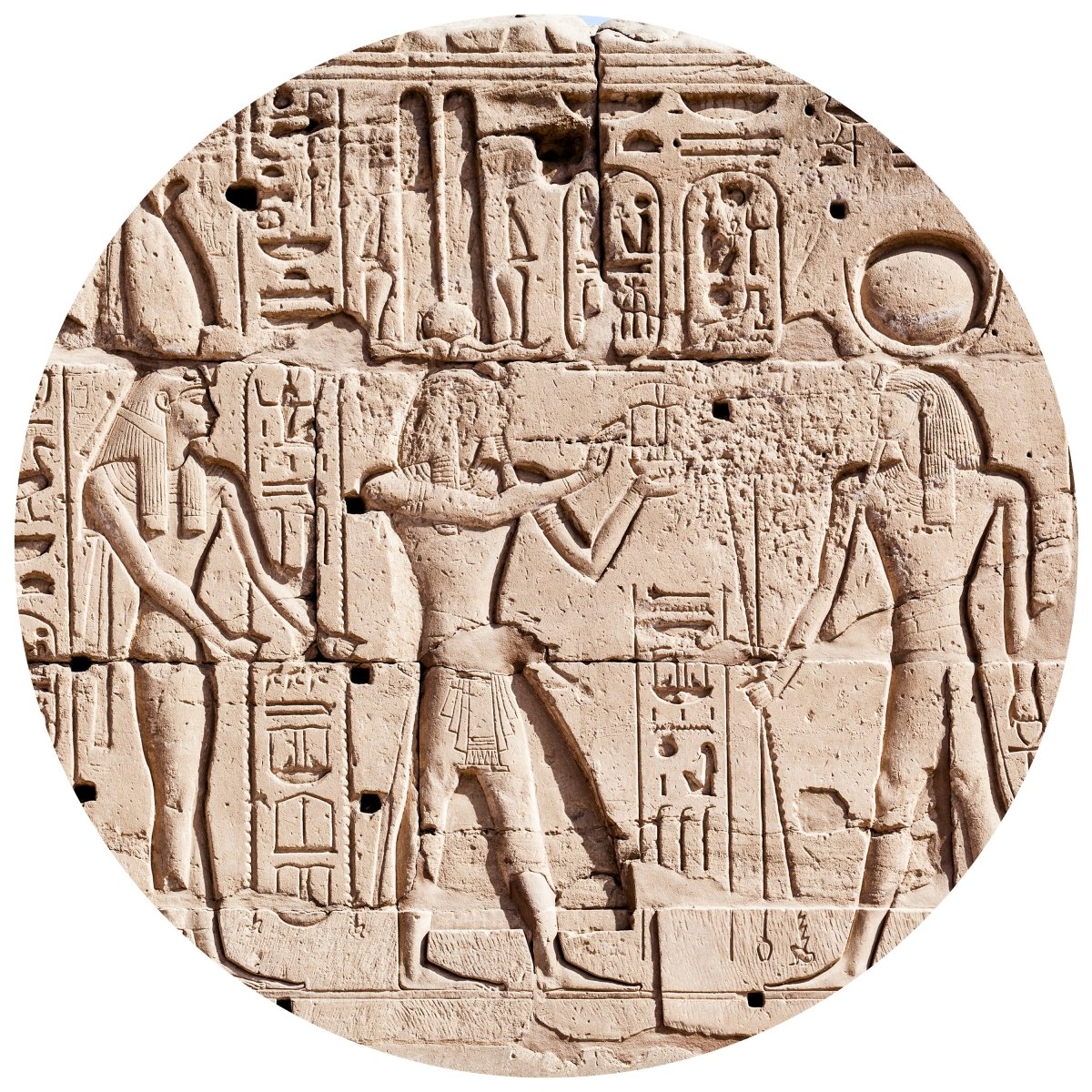 Runde Fototapete Wand mit Hieroglyphen M0004 - Bild 11
