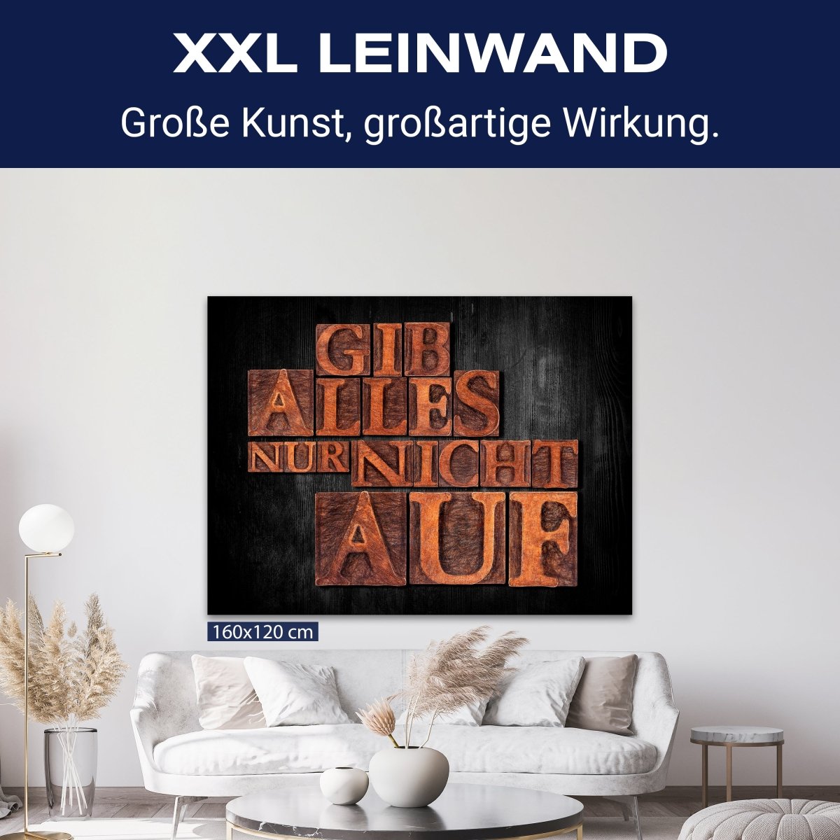 Leinwandbild Motivation, Querformat, Gib alles M0023 kaufen - Bild 9