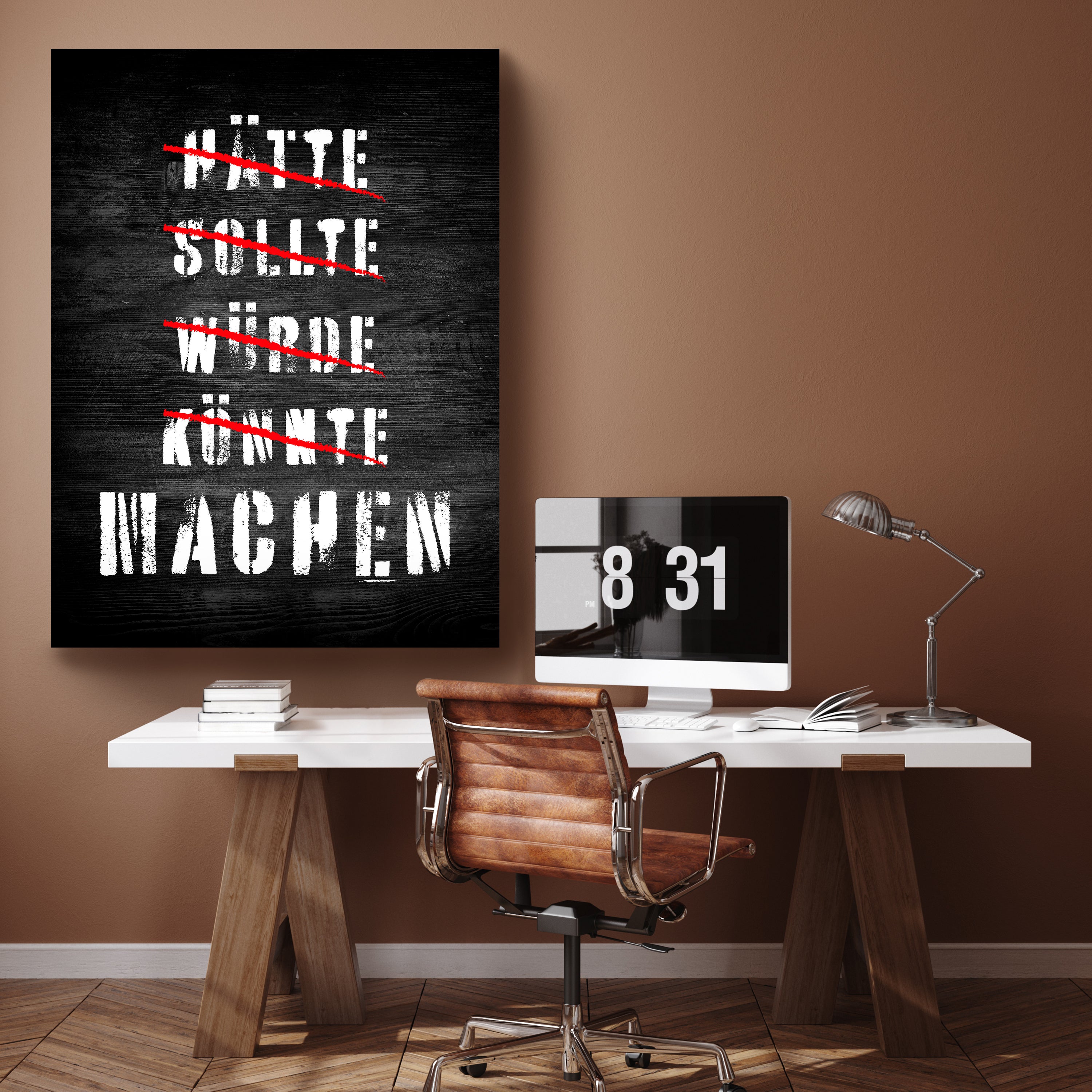 Leinwandbild Motivation, Hochformat, Machen Holz M0027 kaufen - Bild 2