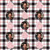 Merry Christmas wrapping paper, checkered M0028