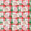 Wrapping paper Merry Christmas, text, checkered M0030