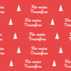 Geschenkpapier Weihnachten, Text, Tannenbaum M0050