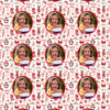 Wrapping paper Christmas, photo, fox M0058
