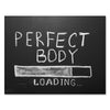 Leinwandbild Motivation, Querformat, perfect body M0059