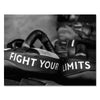 Leinwandbild Motivation, Querformat, fight limits M0069