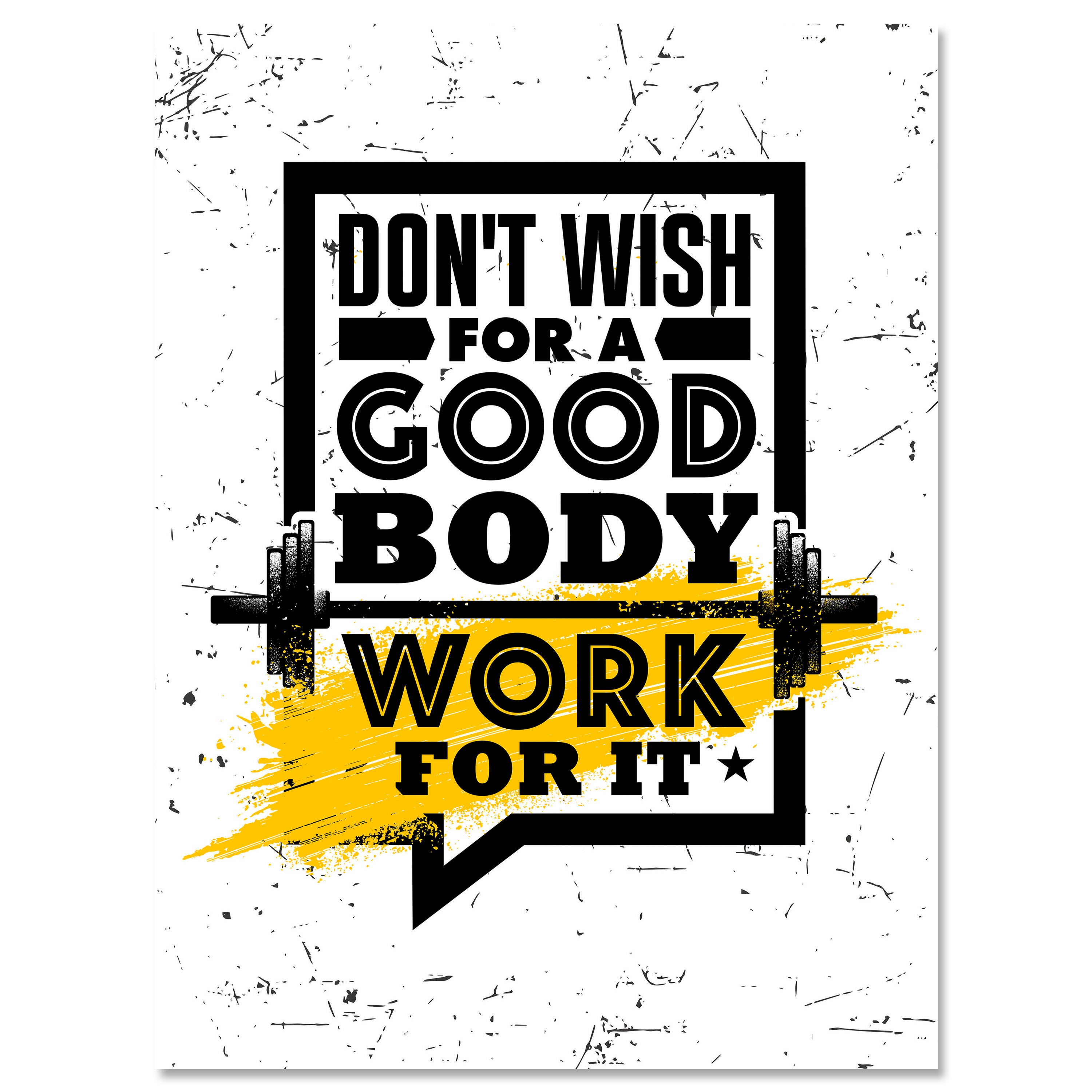 Leinwandbild Motivation, Hochformat, Good Body M0074 kaufen - Bild 1