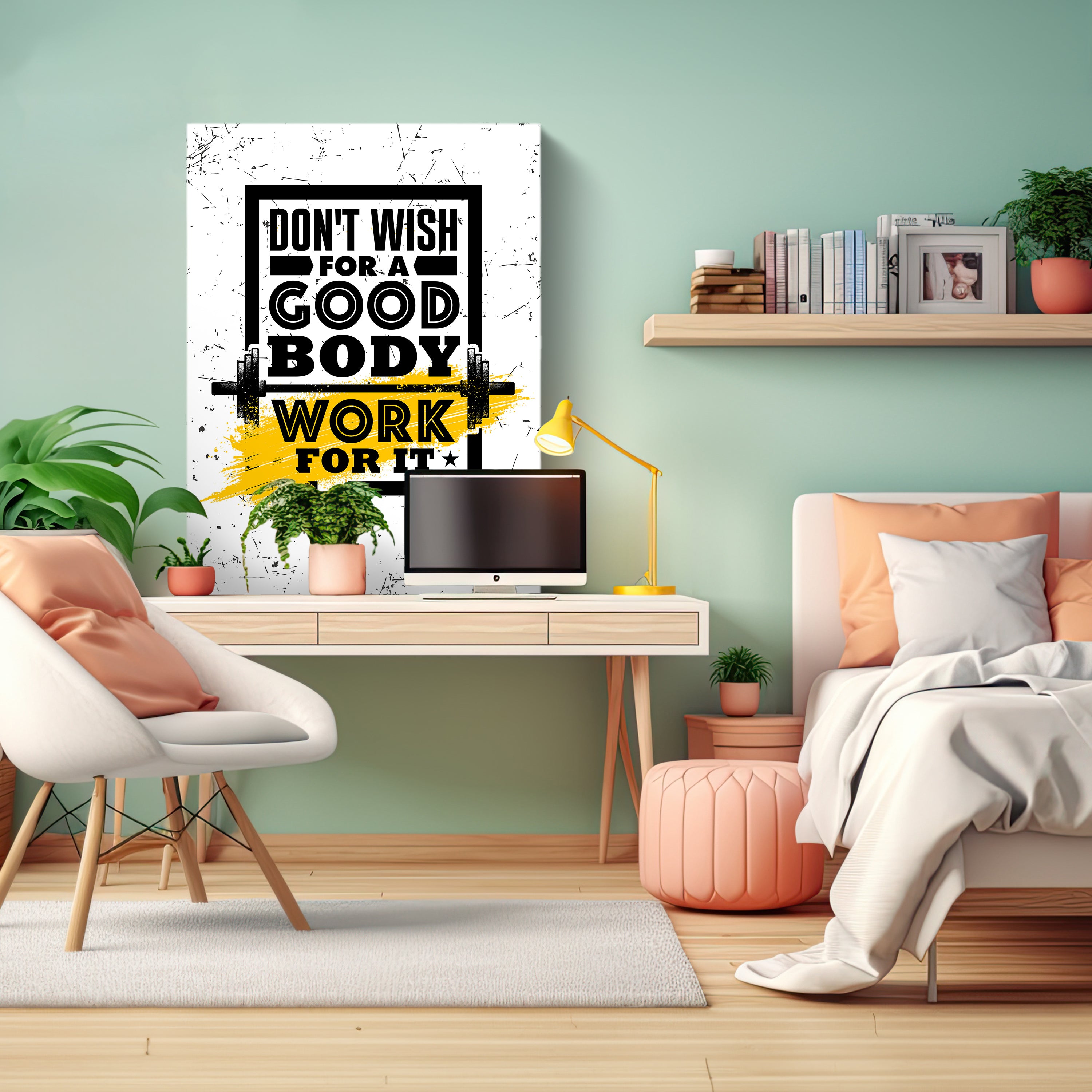 Leinwandbild Motivation, Hochformat, Good Body M0074 kaufen - Bild 3