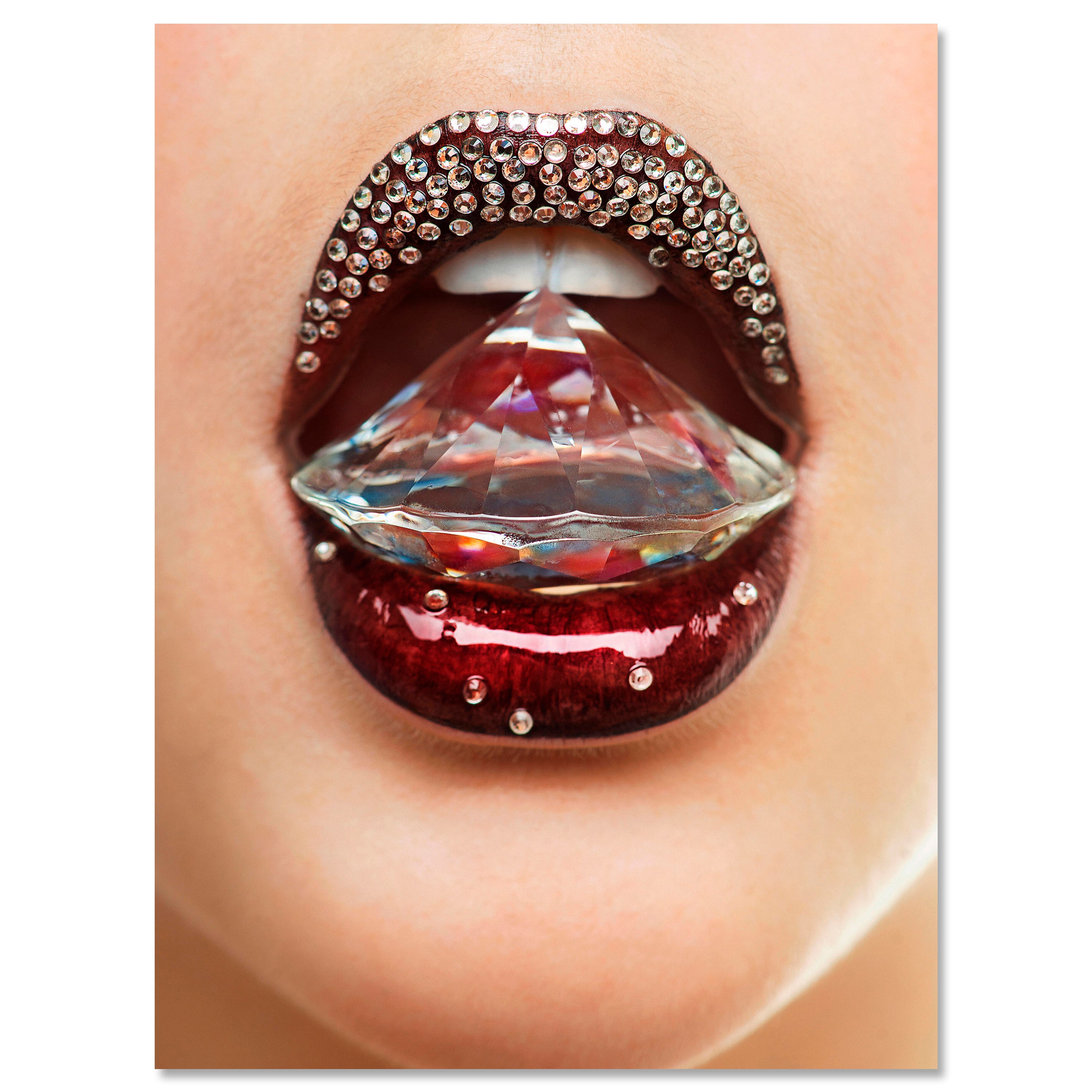 Leinwandbild Frauen Lippen M0079 kaufen - Bild 1