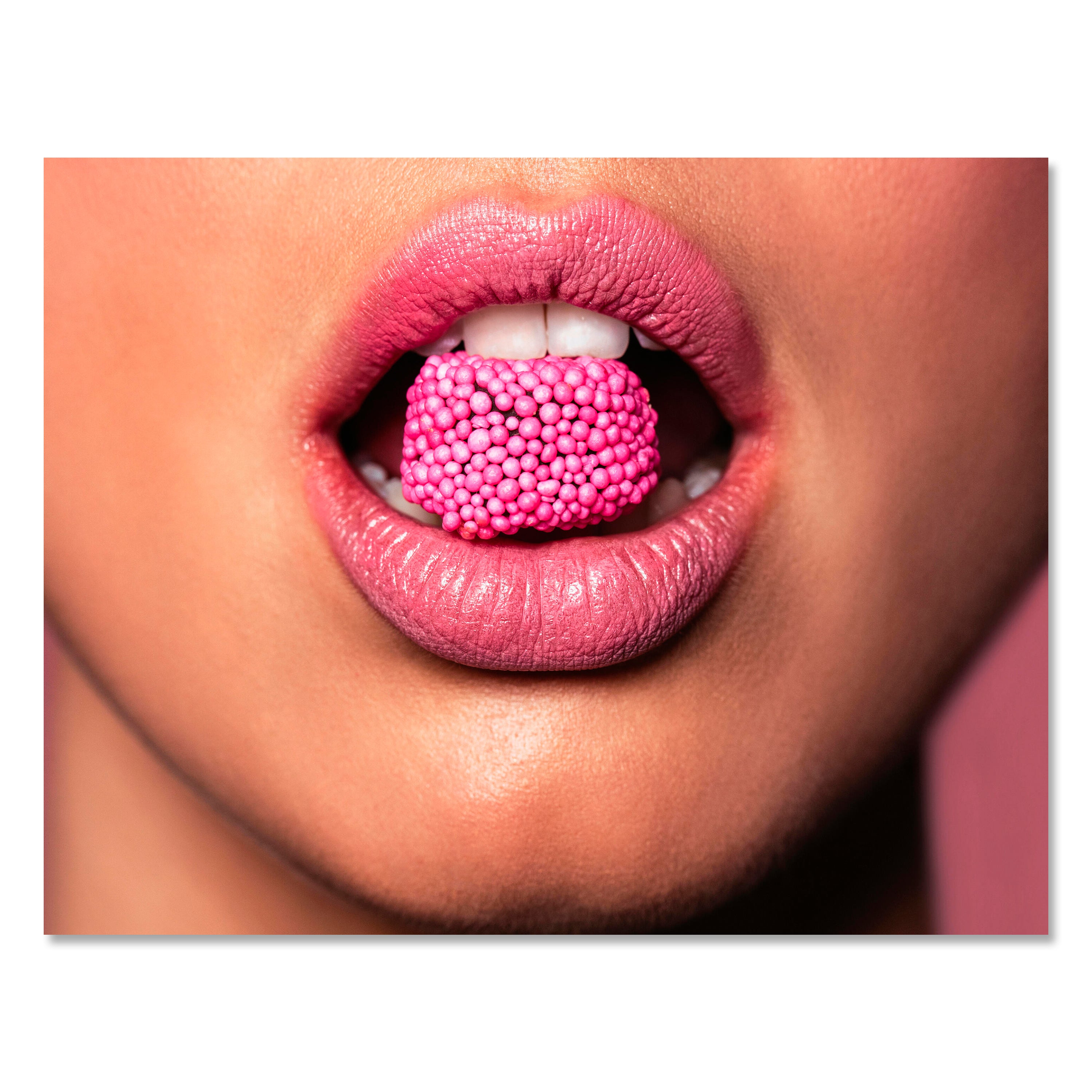 Leinwandbild Frauen Lippen M0080 kaufen - Bild 1