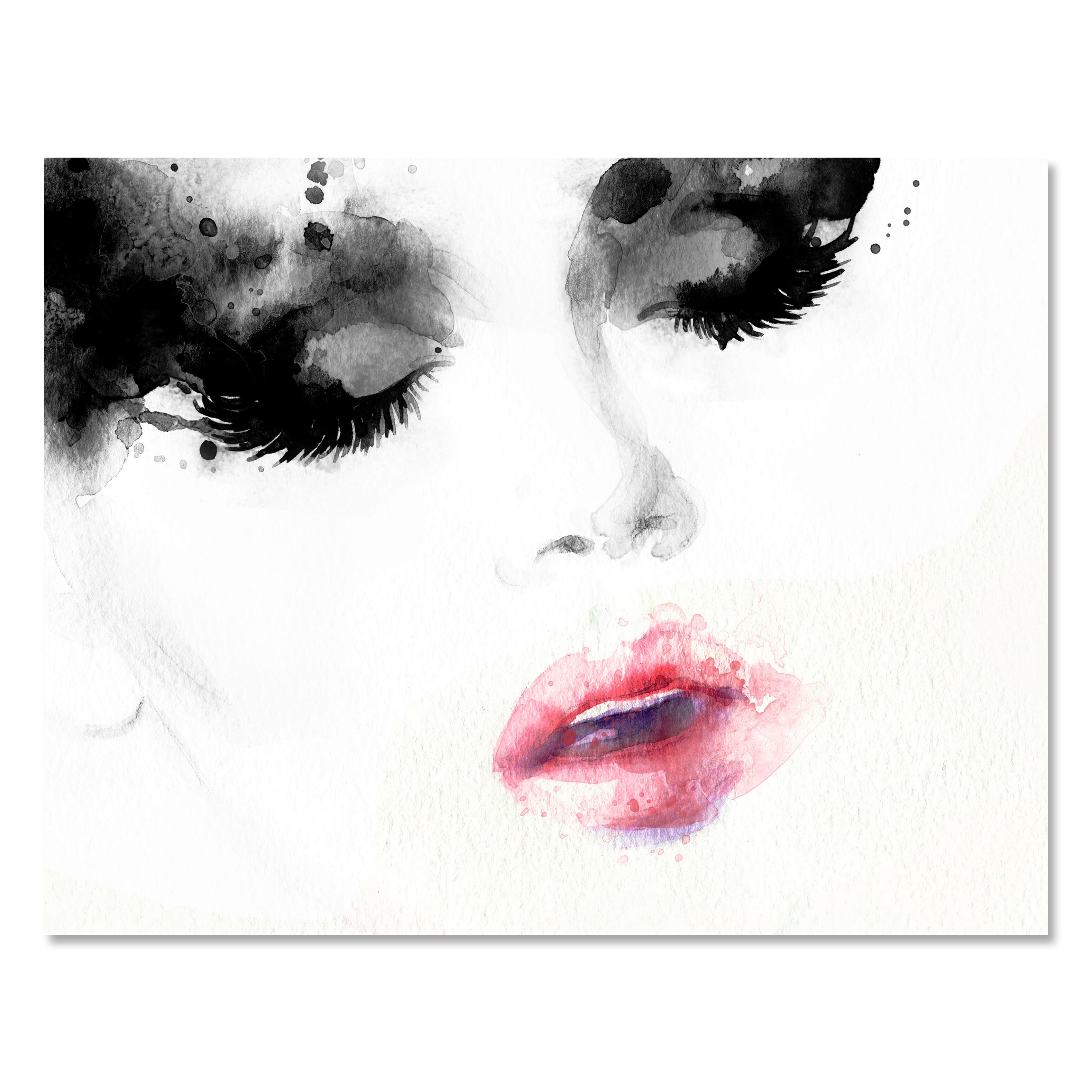 Leinwandbild Frauen Lippen M0082 kaufen - Bild 1