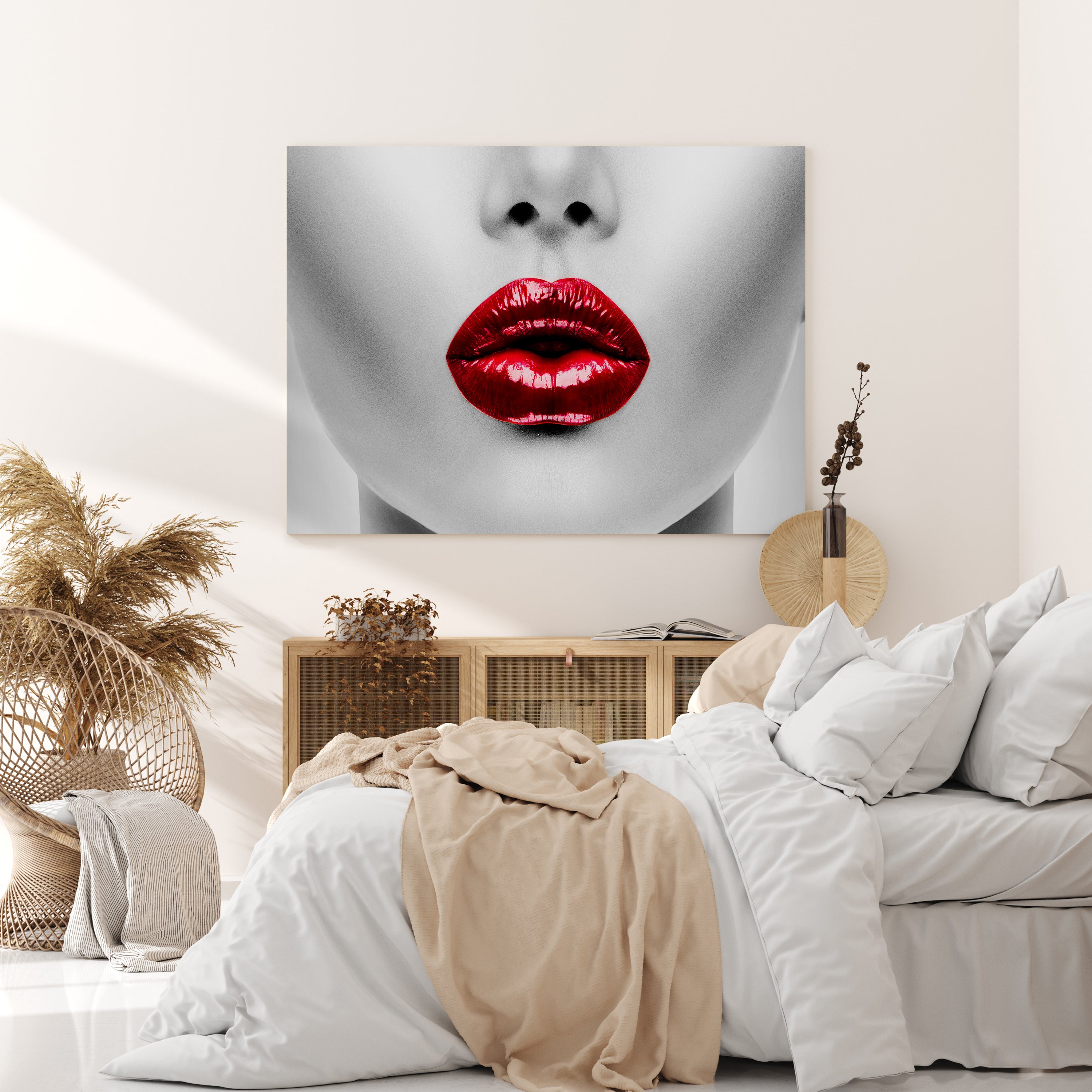 Leinwandbild Frauen Lippen M0083 kaufen - Bild 2