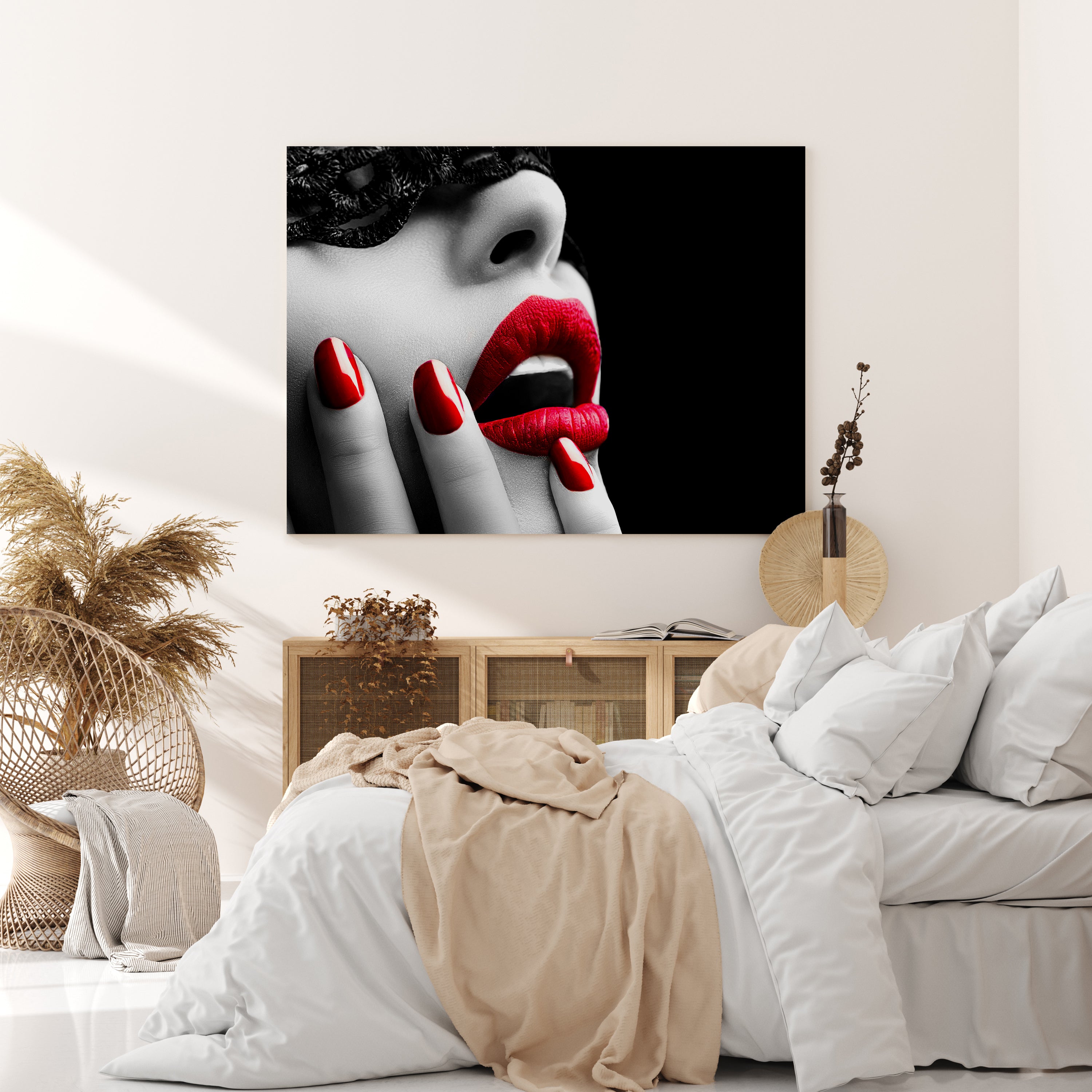 Leinwandbild Frauen Lippen M0084 kaufen - Bild 2