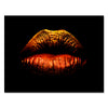 Canvas Art 260 g/m² - Mural with Woman's Lips - M0087