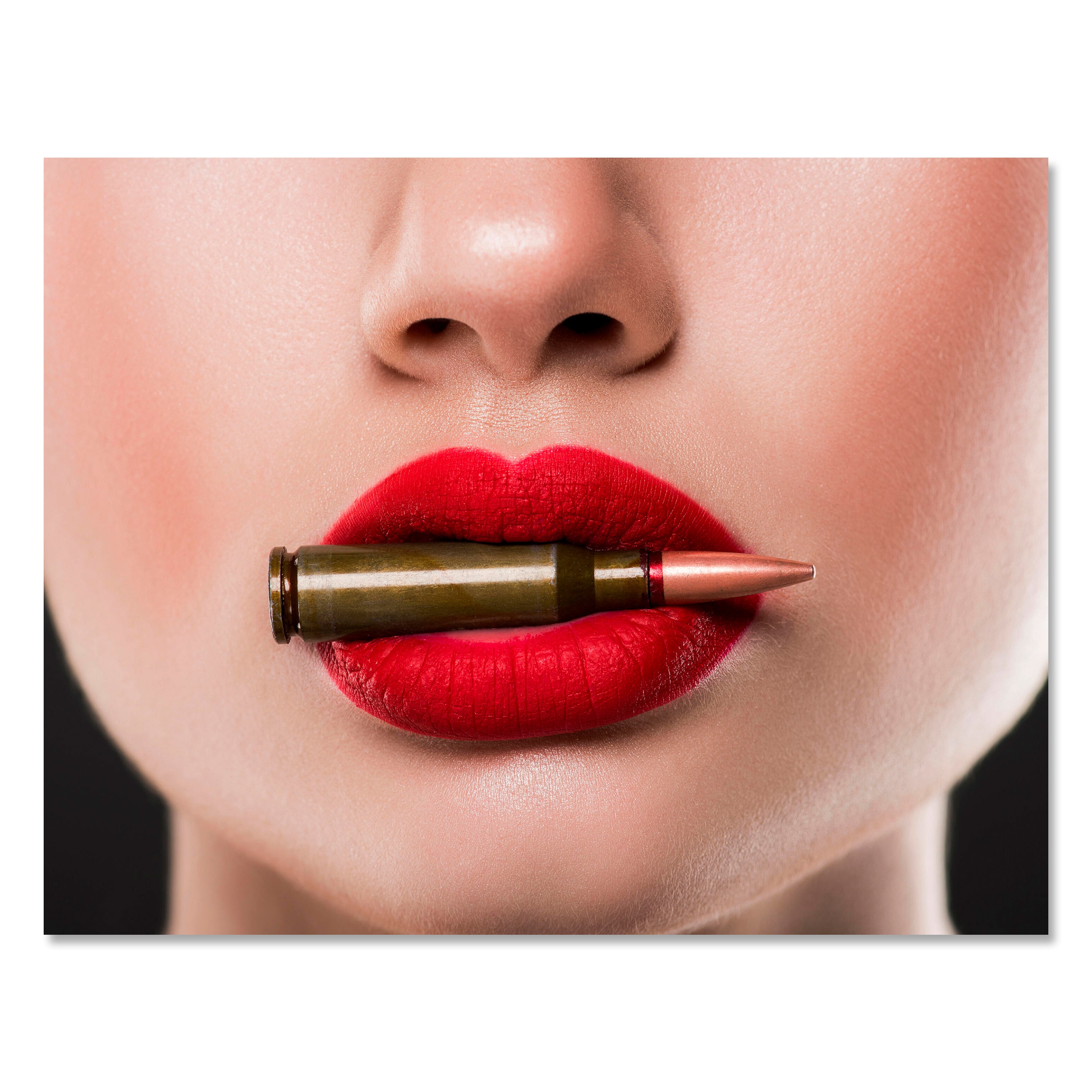 Leinwandbild Frauen Lippen M0089 kaufen - Bild 1